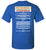 TShirt - Logo w/Amendment Text on Back (Blue Colors)