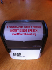 Self Inking Stamp - A Corporation Is Not a Person